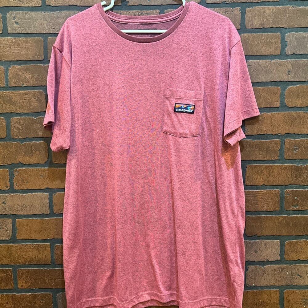 Patagonia Pocket T-Shirt XXL - Rare Wave Logo Tee